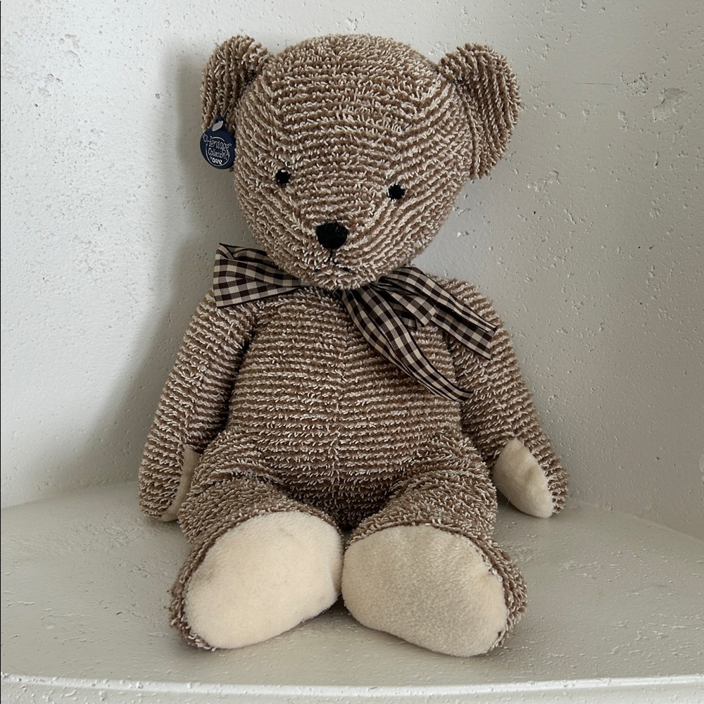 Heritage Collection by Ganz Brown Teddy Bear with Plaid Bow